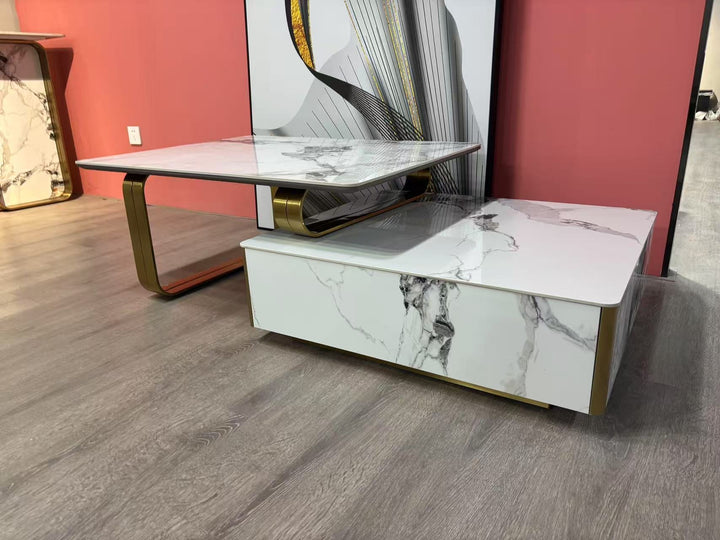 Catalyst Coffee Table with Peda Phillipine Top - DLB Furniture
