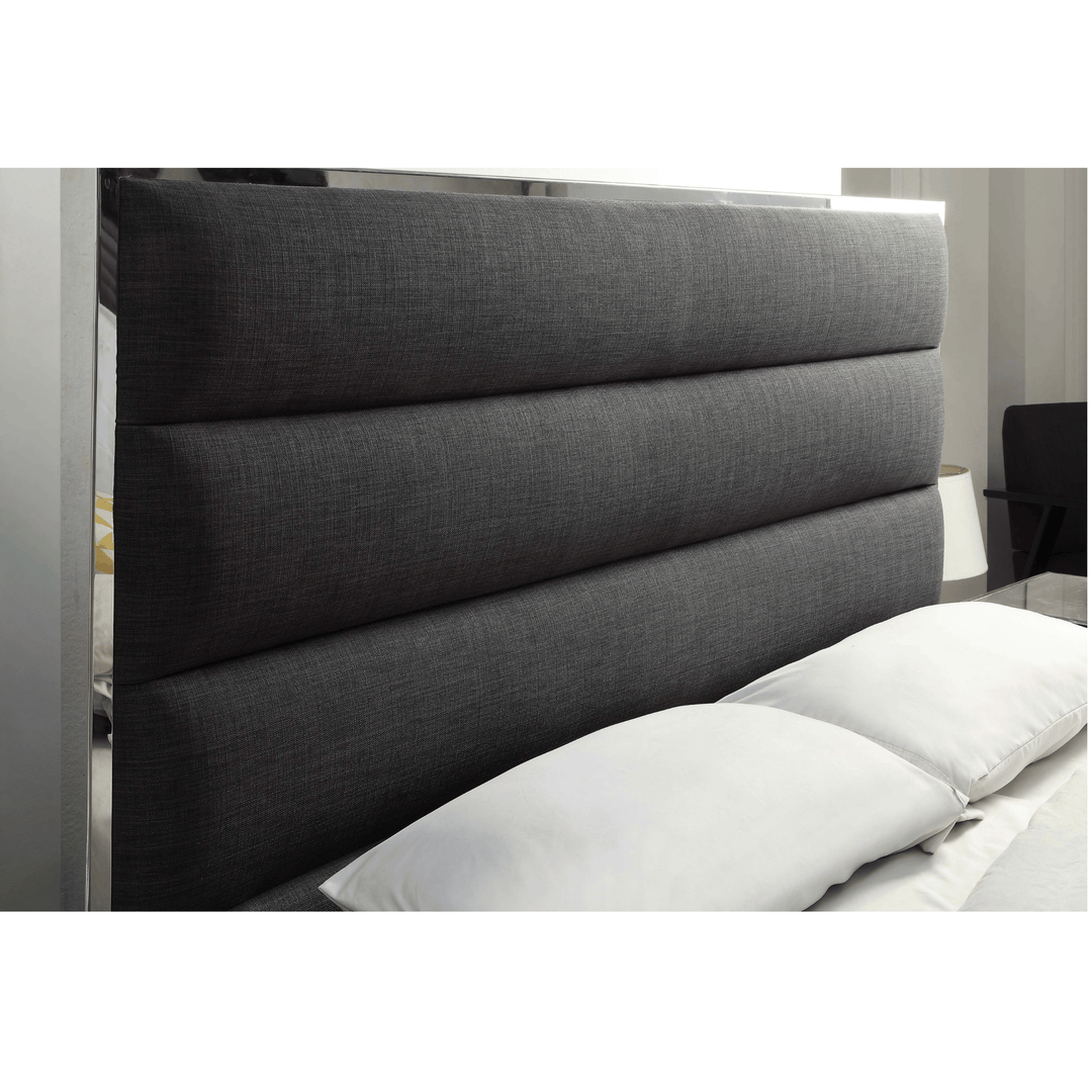 Lewis Fabric King Bed Frame - DLB Furniture