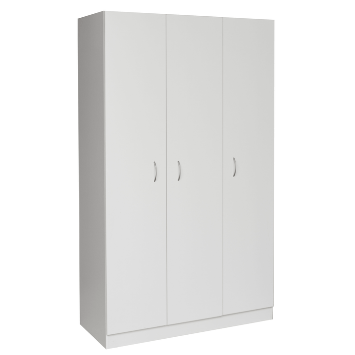 Metis 3 Doors Combo White Wardrobe - Easy Home Furniture