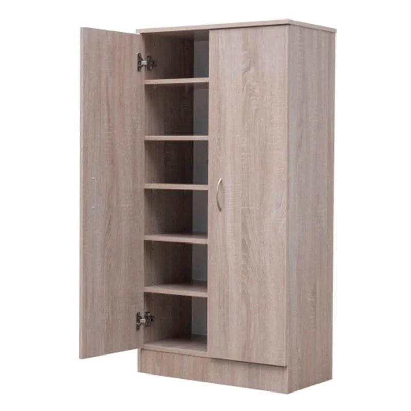 Neris Oak Shoe Cabinet 