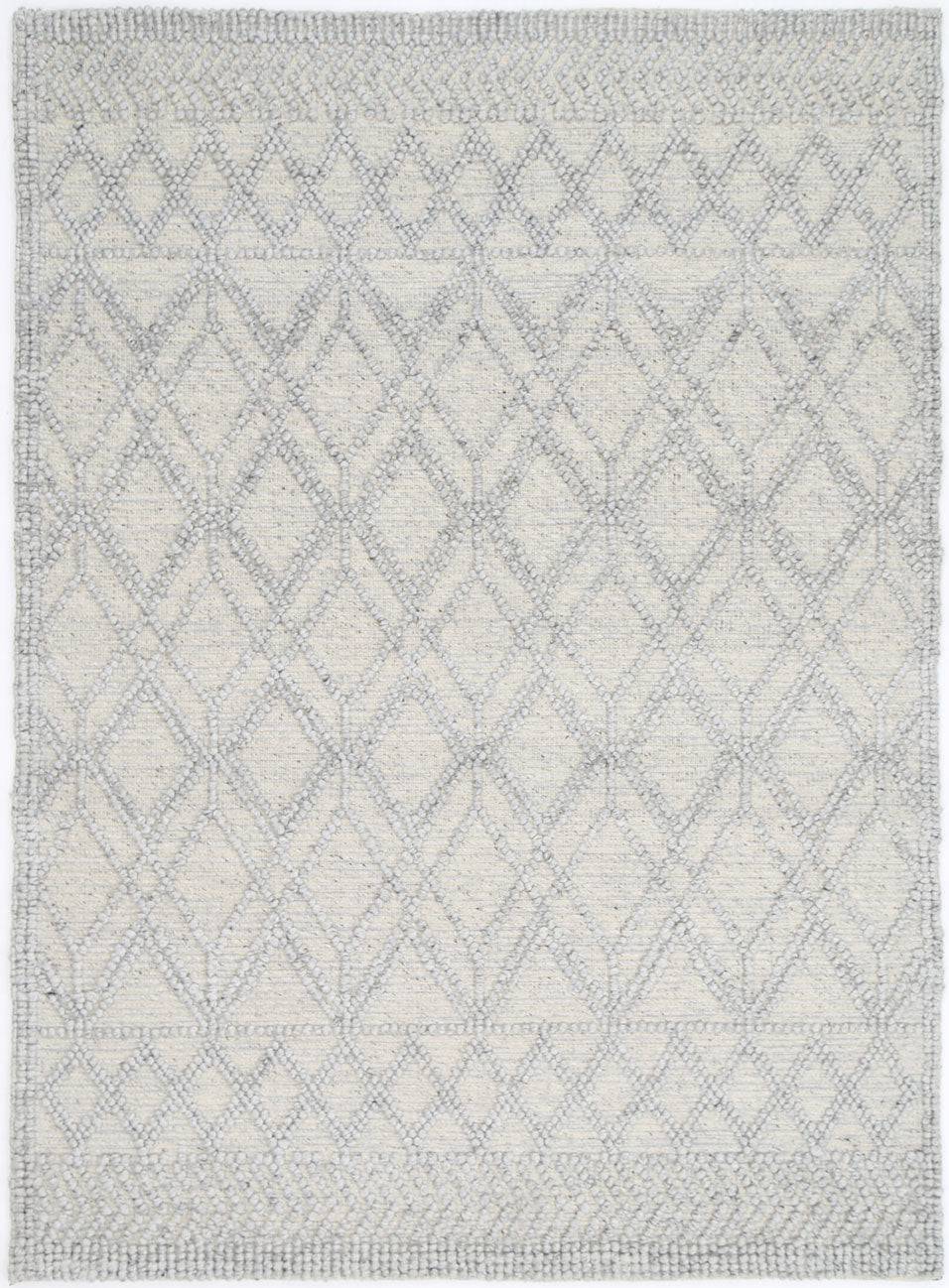 Himalaya Cobblestone Tribal Grey Wool Rug - DLB Furniture