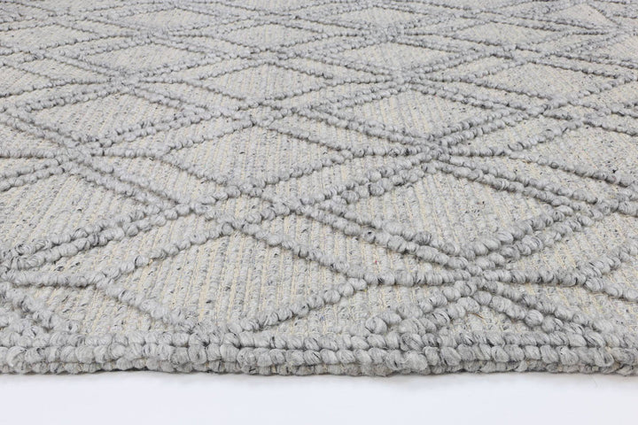 Himalaya Cobblestone Tribal Grey Wool Rug - DLB Furniture