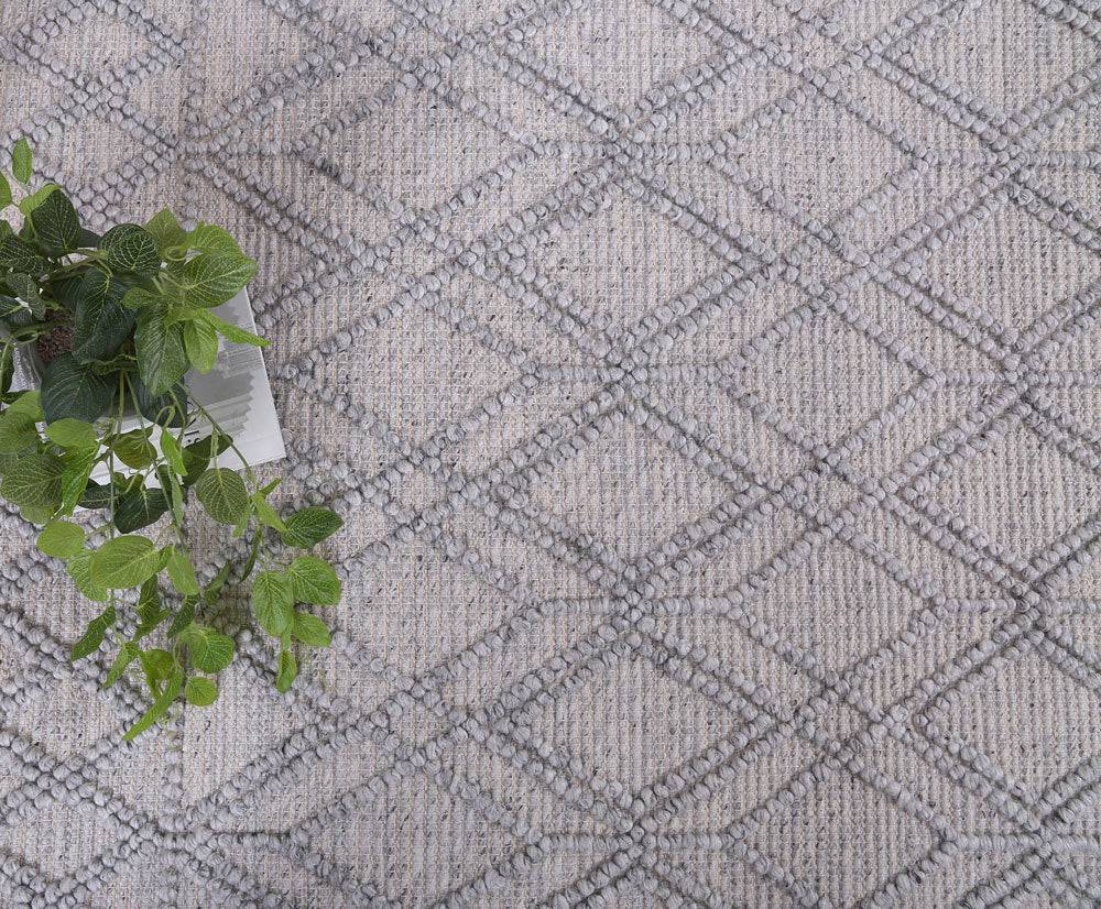 Himalaya Cobblestone Tribal Grey Wool Rug - DLB Furniture