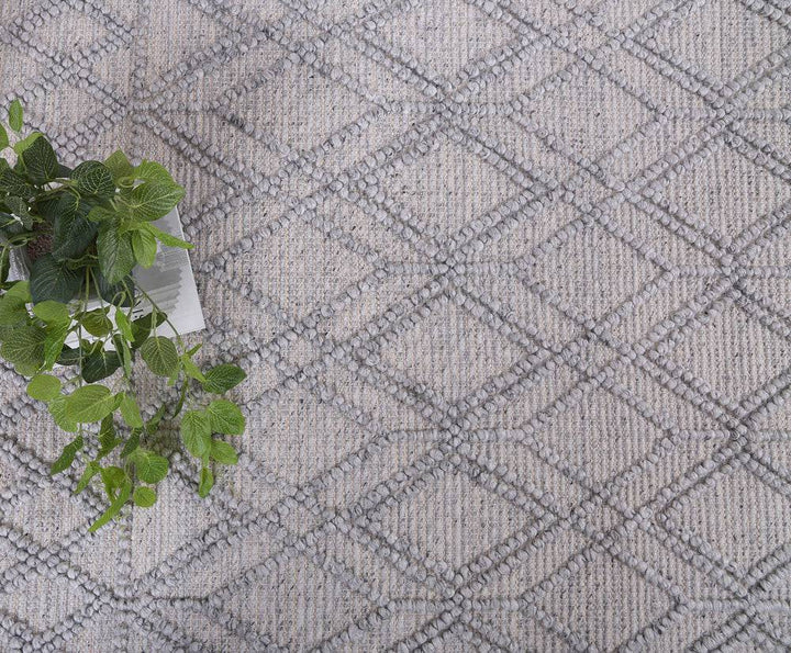 Himalaya Cobblestone Tribal Grey Wool Rug - DLB Furniture