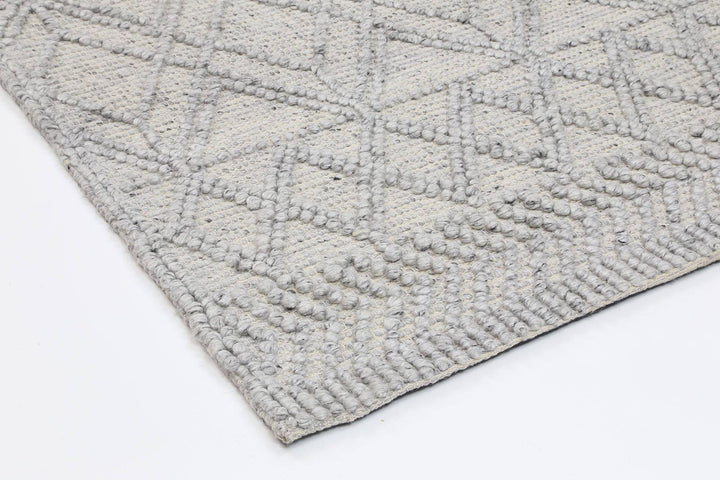 Himalaya Cobblestone Tribal Grey Wool Rug - DLB Furniture