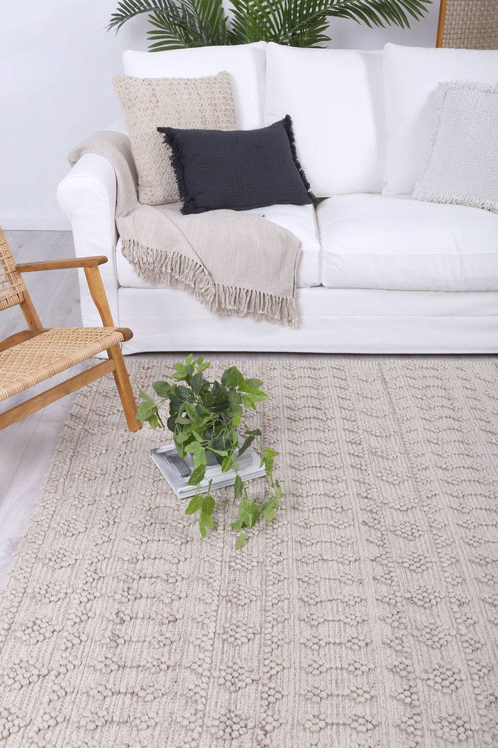 Himalaya Fine Tribal Natural Wool Rug - DLB Furniture