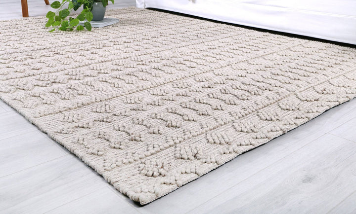 Himalaya Fine Tribal Natural Wool Rug - DLB Furniture