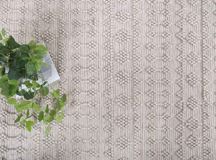 Himalaya Fine Tribal Natural Wool Rug - DLB Furniture