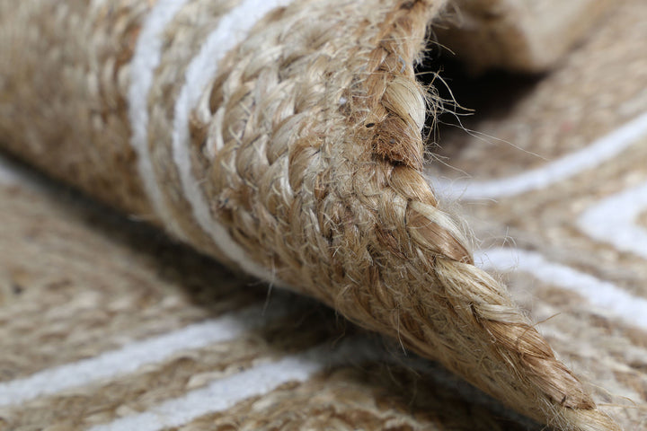 Artisan Beige Parquetry Rug - DLB Furniture