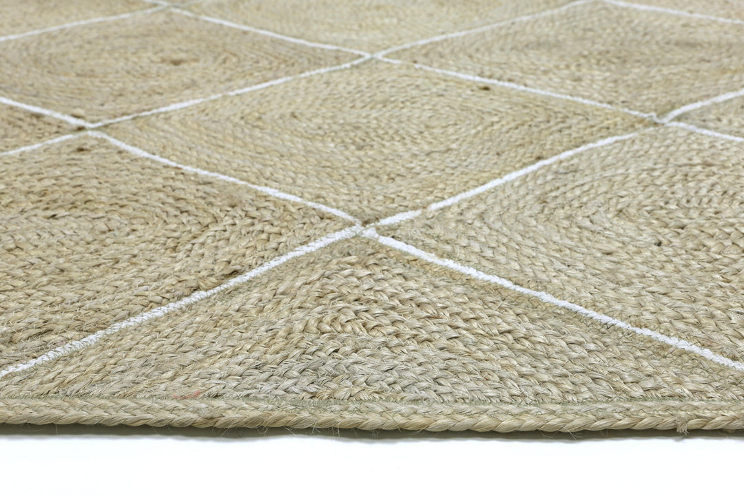 Artisan Pearl Diamond Rug - DLB Furniture