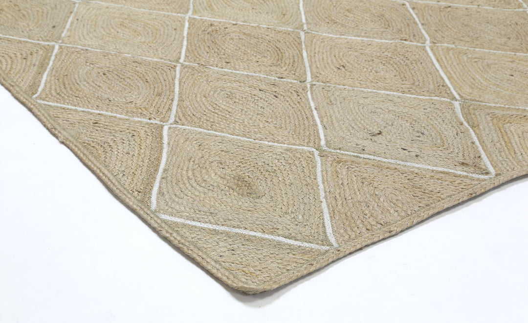 Artisan Pearl Diamond Rug - DLB Furniture