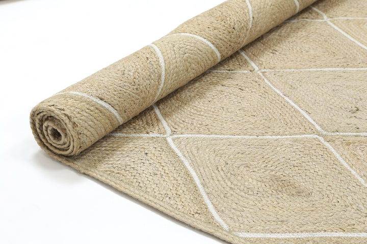 Artisan Pearl Diamond Rug - DLB Furniture