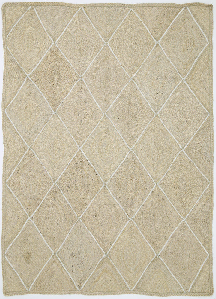 Artisan Pearl Diamond Rug - DLB Furniture