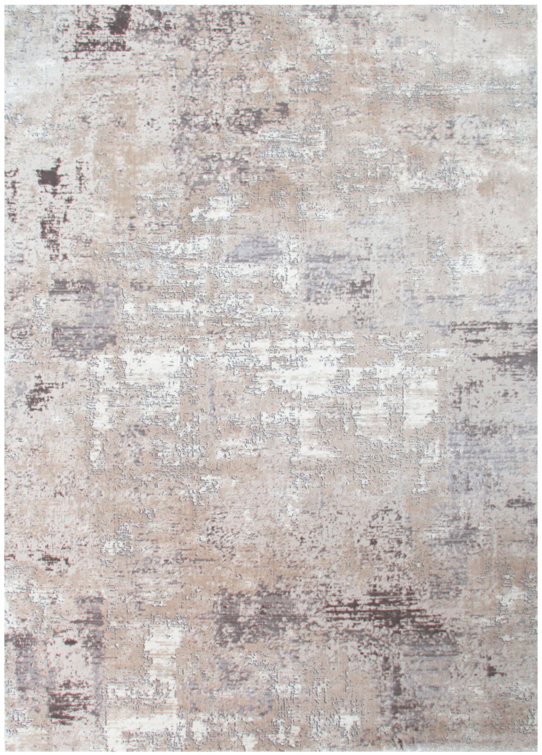 Atina Distressed Abstract Beige Grey Rug - AT01 - DLB Furniture