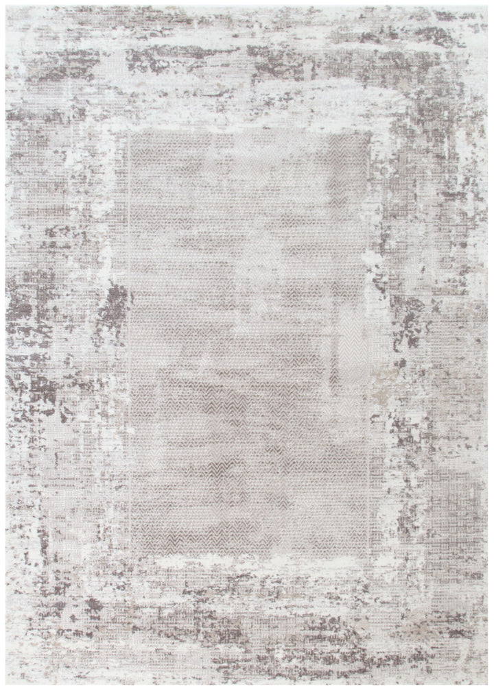 Atina Distressed Border Beige Grey Rug - AT04 - DLB Furniture