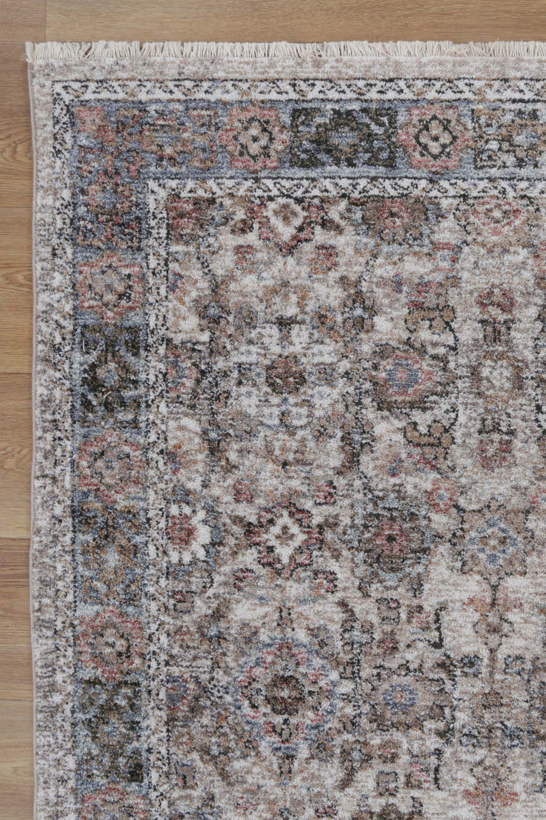 Baile Vintage Cedercroft Beige/Rust Rug - DLB Furniture