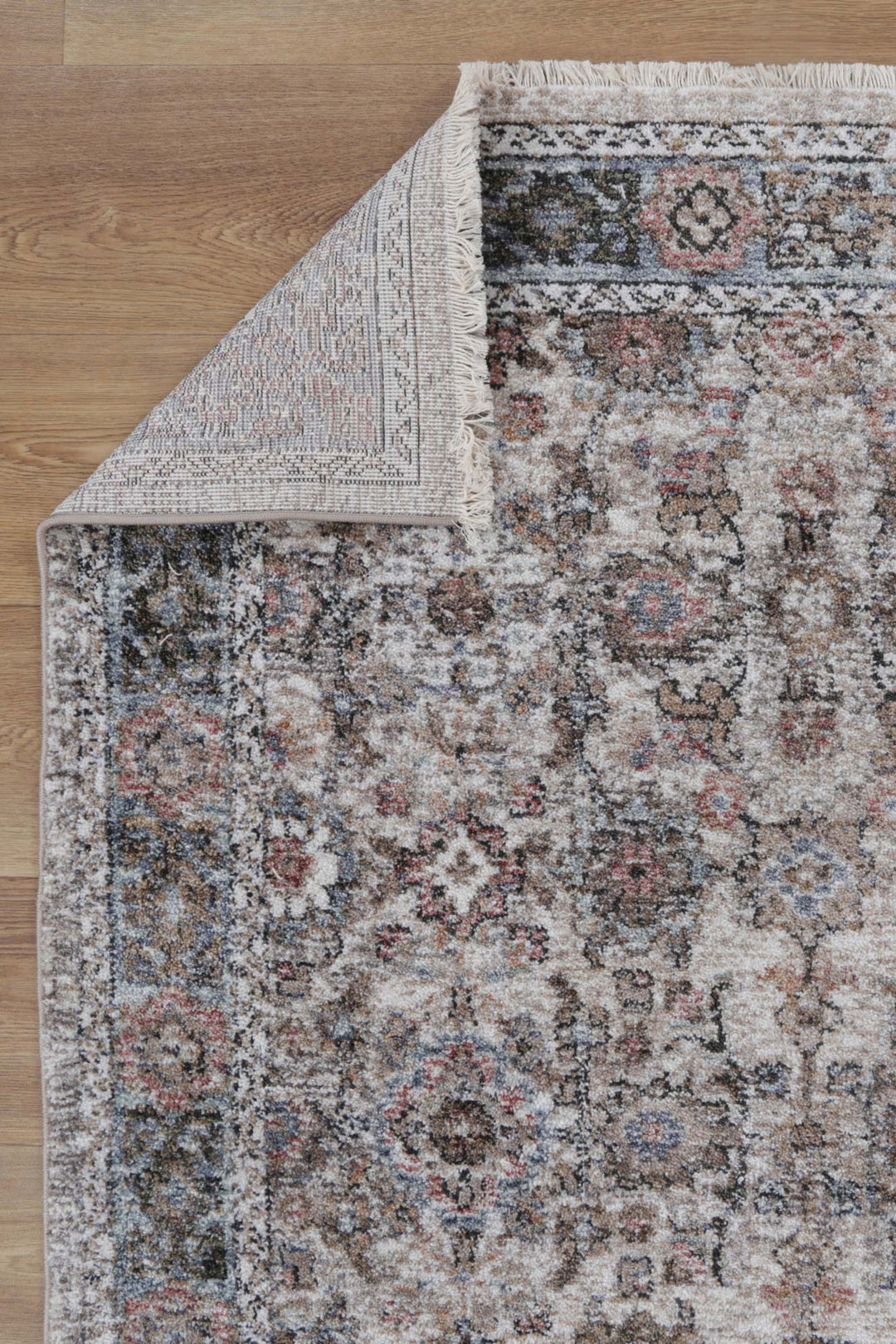 Baile Vintage Cedercroft Beige/Rust Rug - DLB Furniture