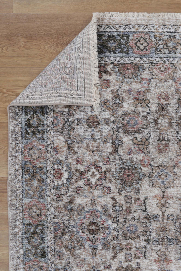 Baile Vintage Cedercroft Beige/Rust Rug - DLB Furniture