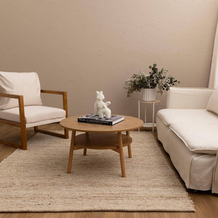 Mackay Beige Wool & Jute rug - DLB Furniture