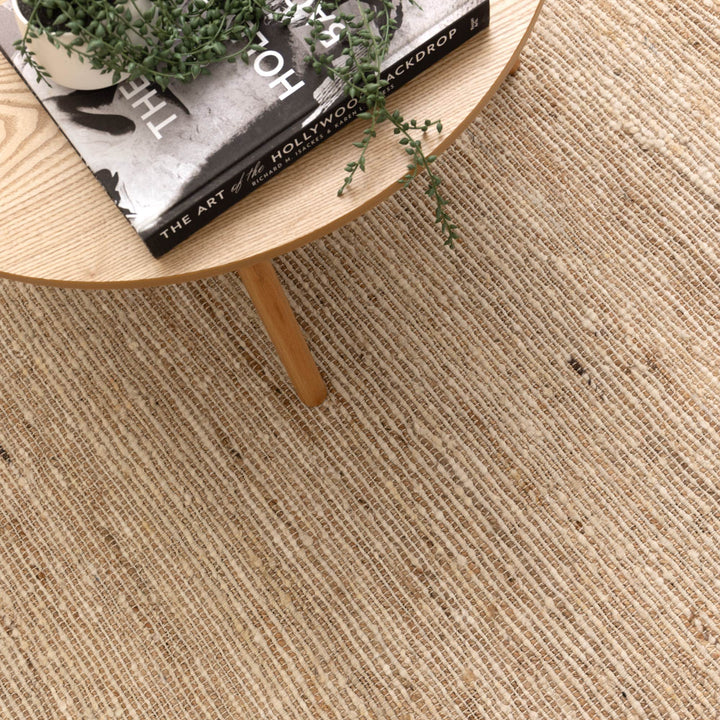 Mackay Beige Wool & Jute rug - DLB Furniture