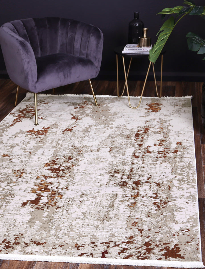 Bohemian Paradise One Modern Beige Terracotta Rug - DLB Furniture