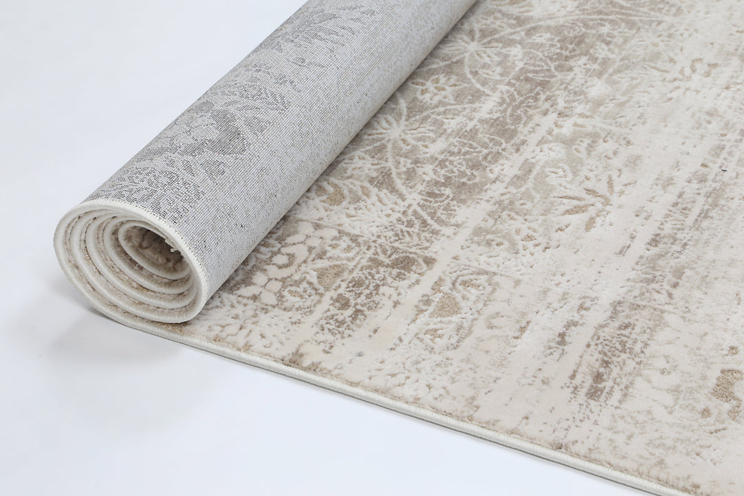 Bohemian Paradise Solid Beige Modern Rug - DLB Furniture