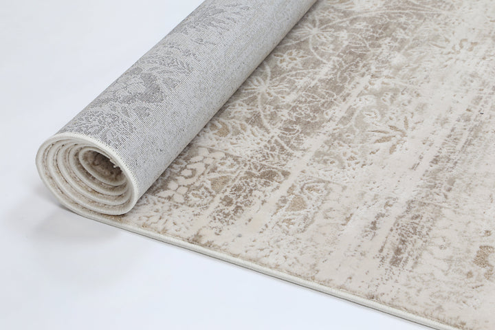 Bohemian Paradise Solid Beige Modern Rug - DLB Furniture