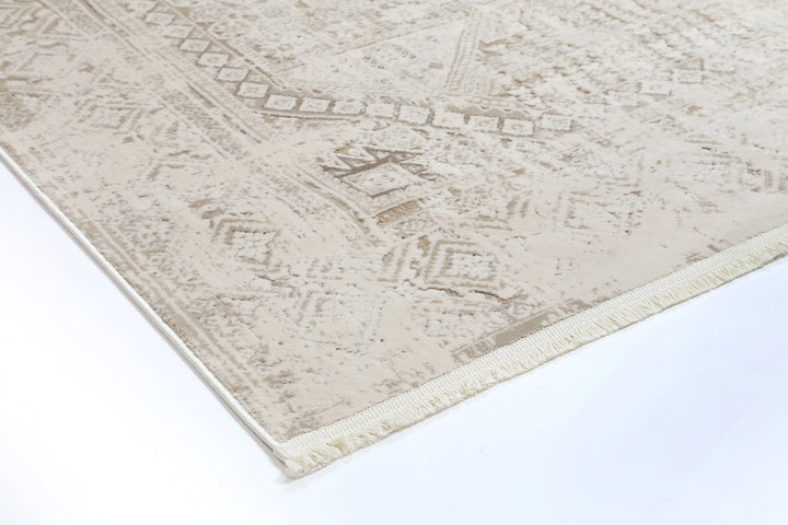Bohemian Paradise Panel Beige Rug - DLB Furniture