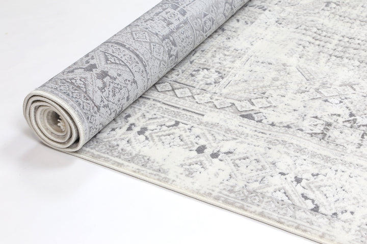 Bohemian Paradise Panel Grey Rug - DLB Furniture