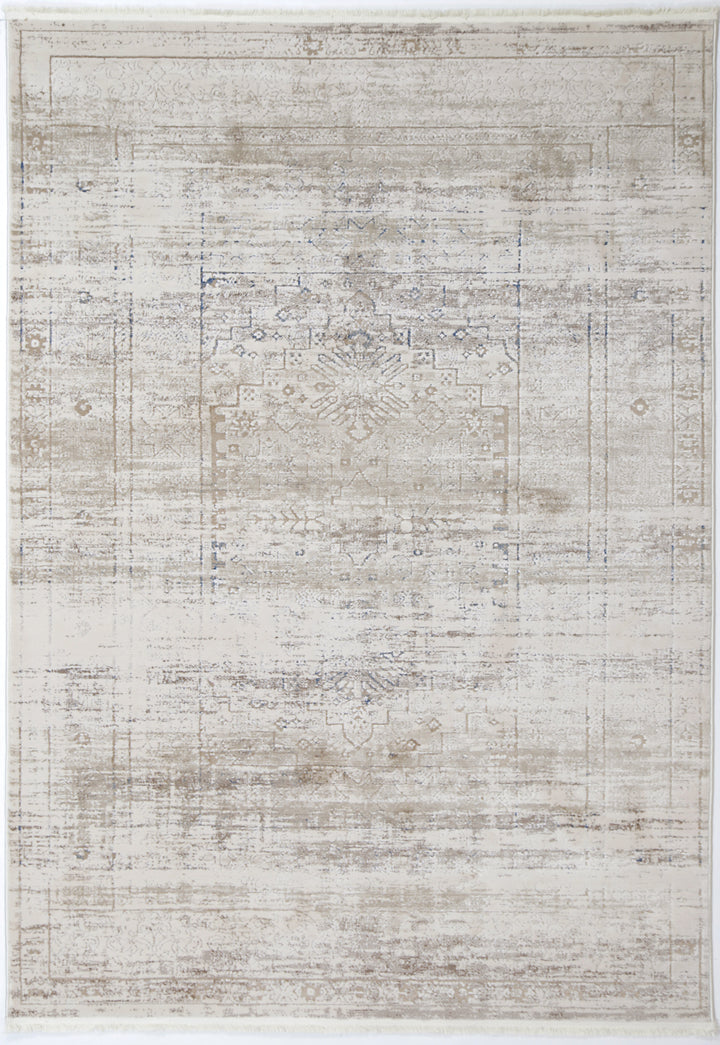 Bohemian Paradise Traditional Beige Blue Rug - DLB Furniture
