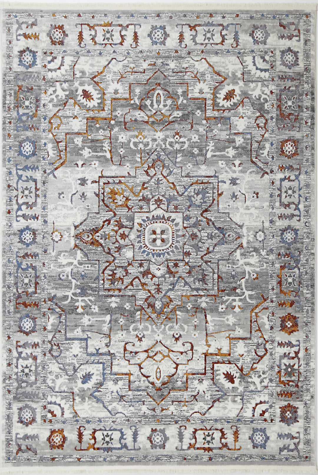 Bohemian Paradise Medalion Grey Multi Rug - DLB Furniture