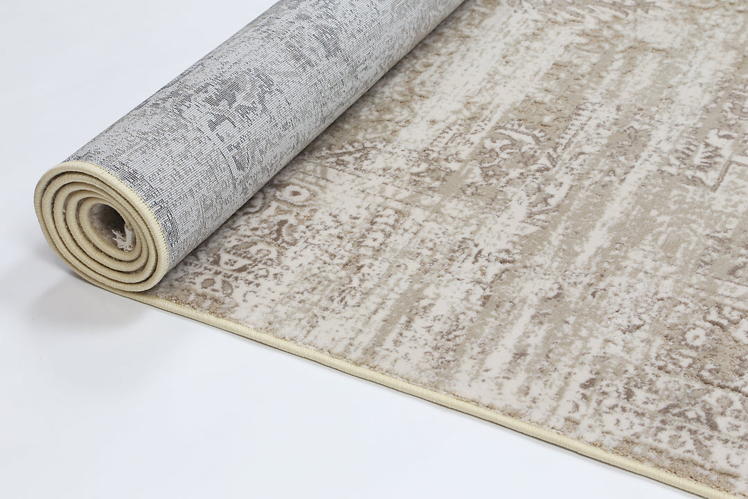 Bohemian Paradise Medalion Beige Rug - DLB Furniture