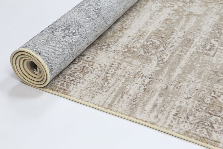 Bohemian Paradise Medalion Beige Rug - DLB Furniture