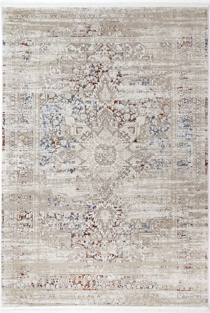 Bohemian Paradise Medalion Beige Multi Rug - DLB Furniture