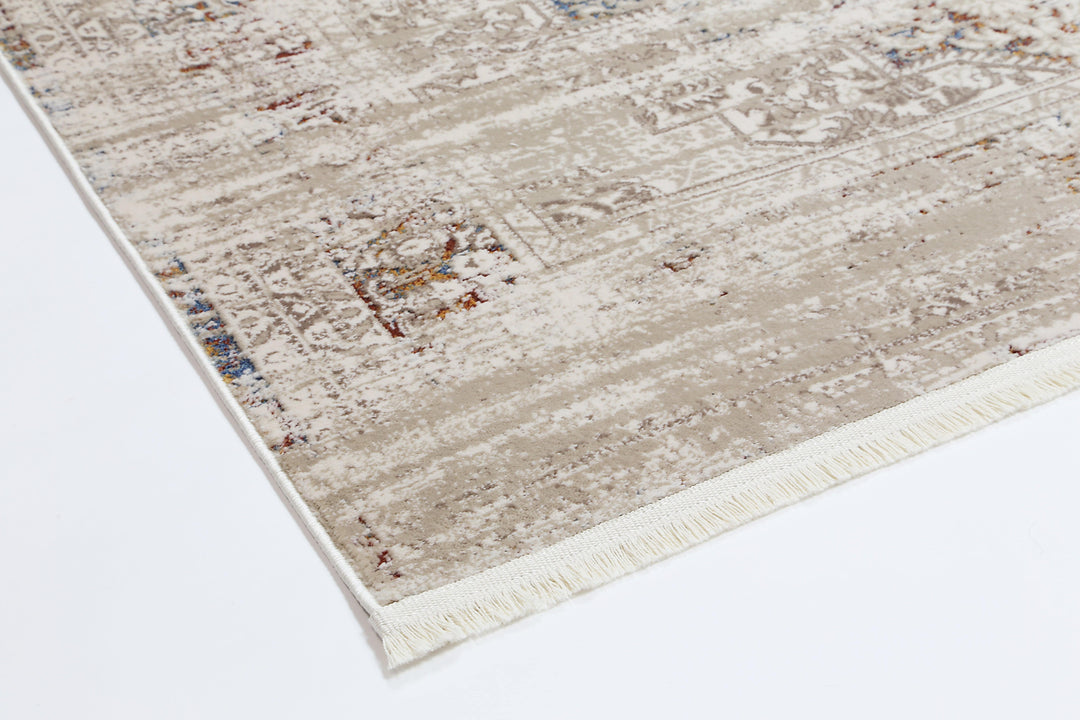 Bohemian Paradise Medalion Beige Multi Rug - DLB Furniture