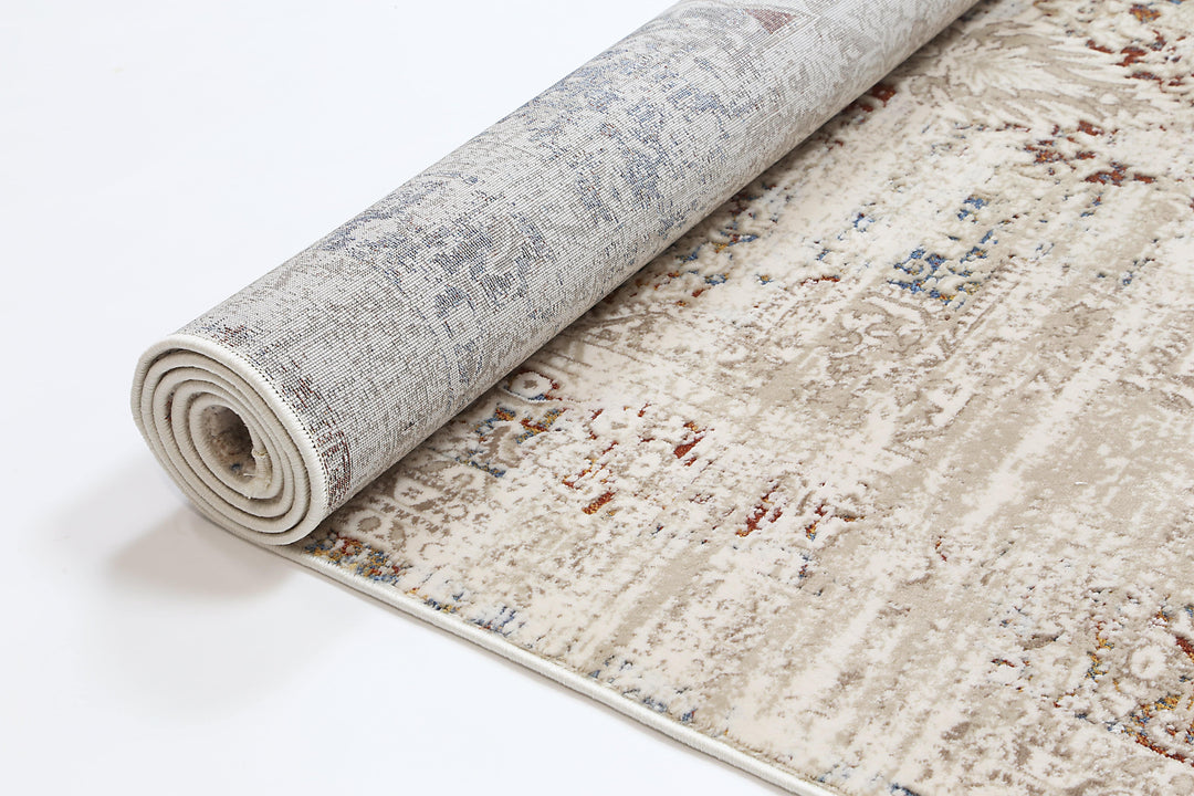 Bohemian Paradise Medalion Beige Multi Rug - DLB Furniture