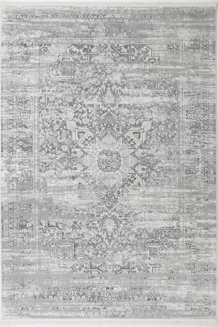 Bohemian Paradise Medalion Grey Rug - DLB Furniture