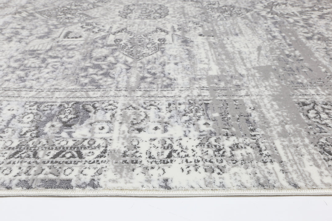 Bohemian Paradise Medalion Grey Rug - DLB Furniture