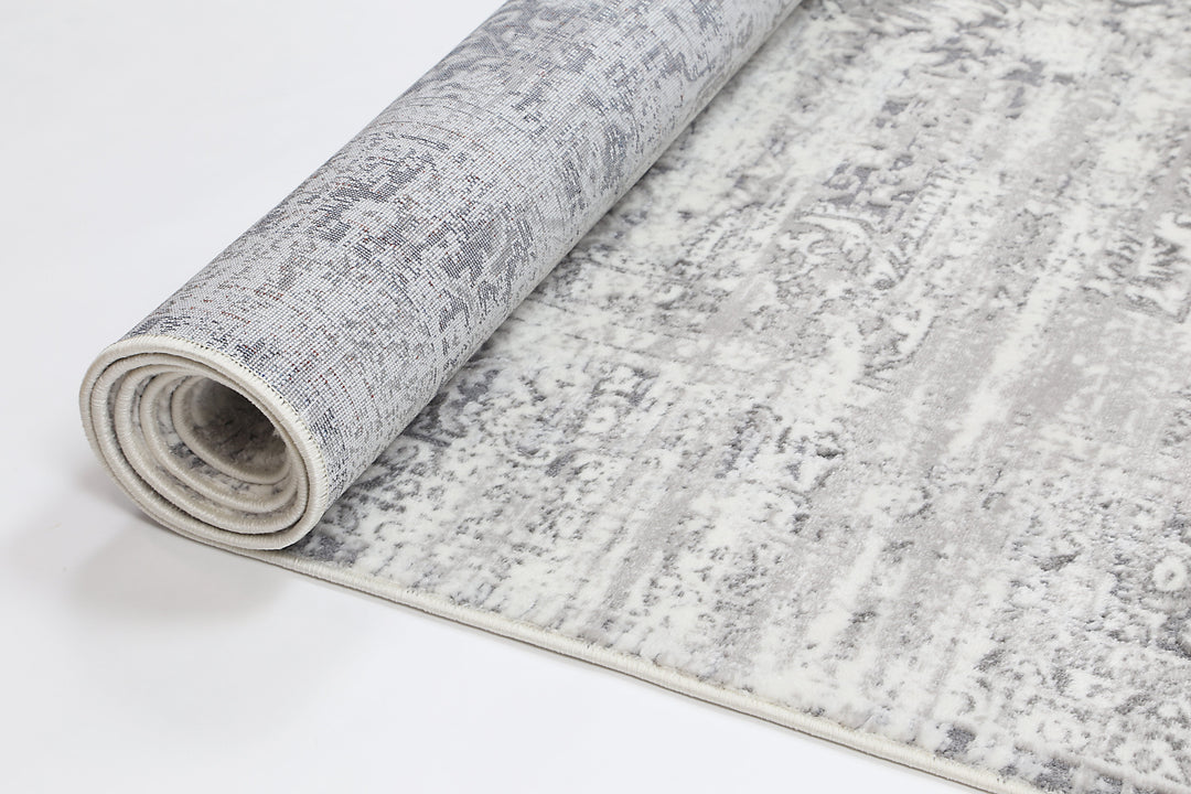 Bohemian Paradise Medalion Grey Rug - DLB Furniture