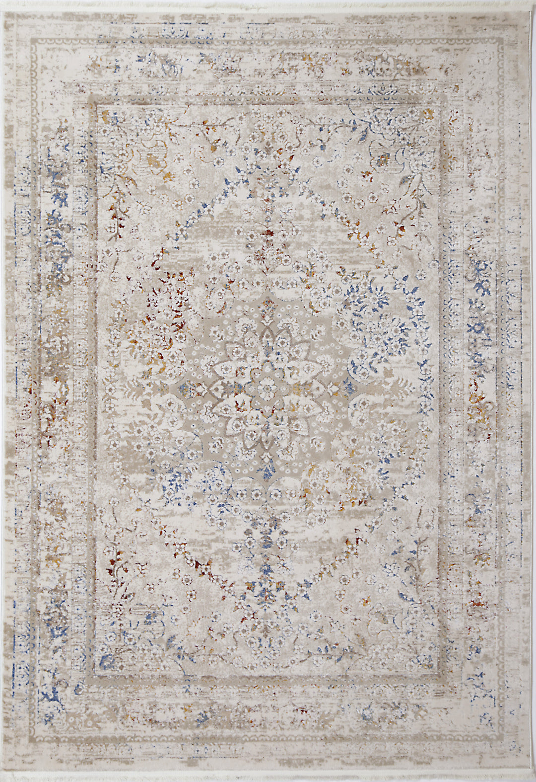 Bohemian Paradise Vintage Beige Multi Rug - DLB Furniture