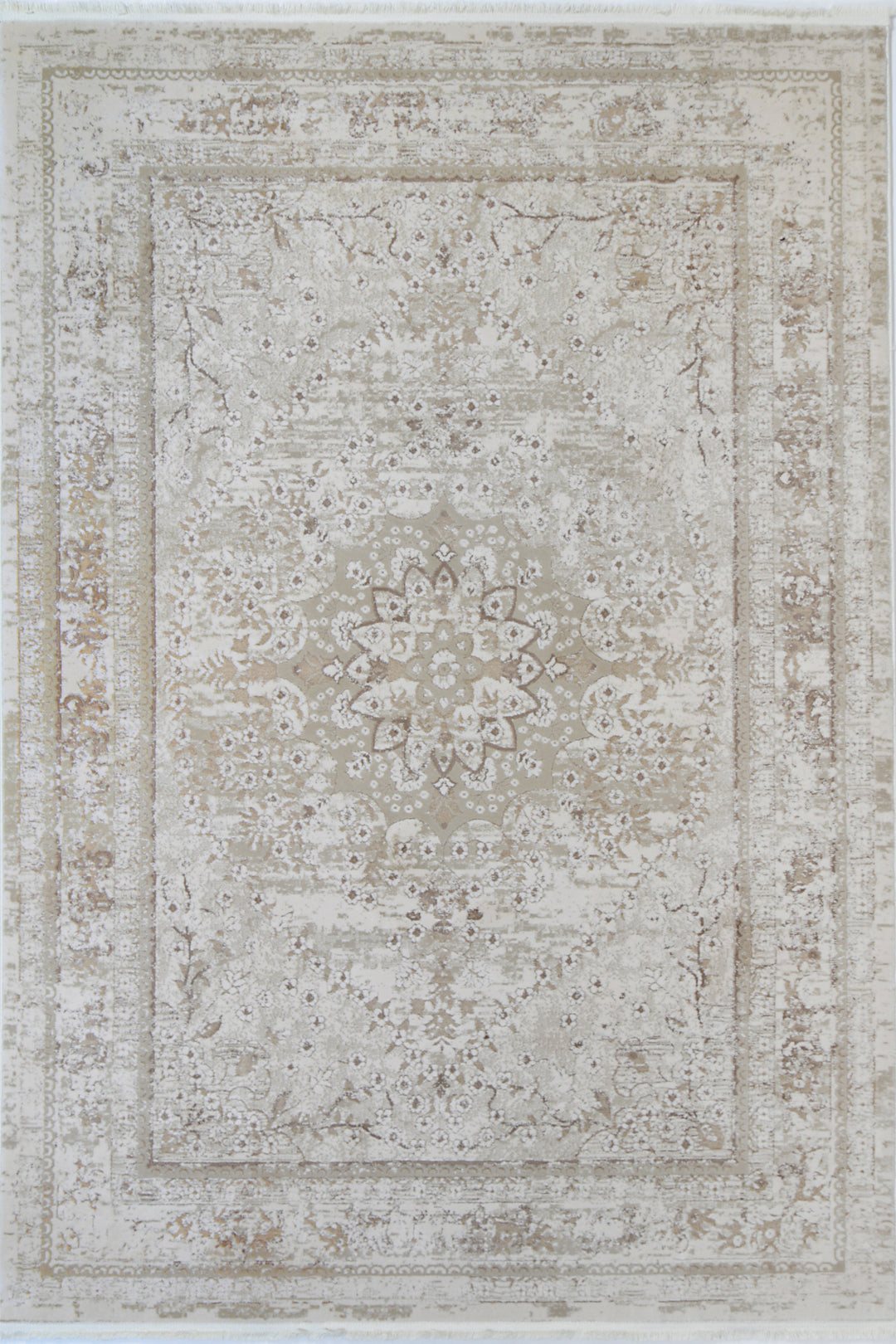 Bohemian Paradise Vintage Medalion Beige Rug - DLB Furniture