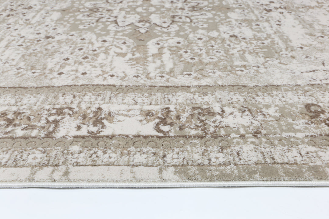 Bohemian Paradise Vintage Medalion Beige Rug - DLB Furniture