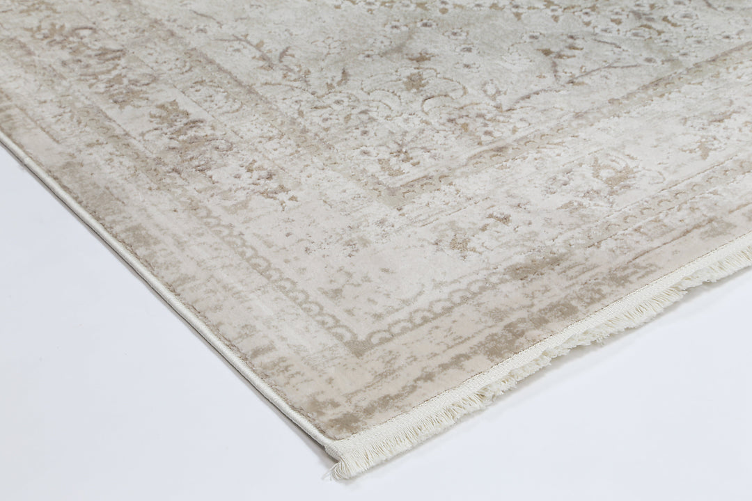 Bohemian Paradise Vintage Medalion Beige Rug - DLB Furniture