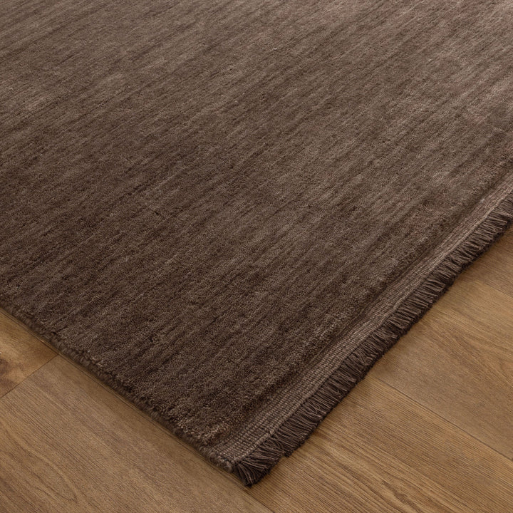 Charleston Hand-Knotted Wool Rug Brown - DLB Furniture