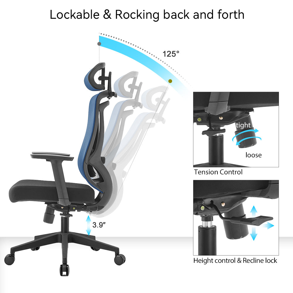 Bonnie Ergonomic Office Chair - DLB Furniture