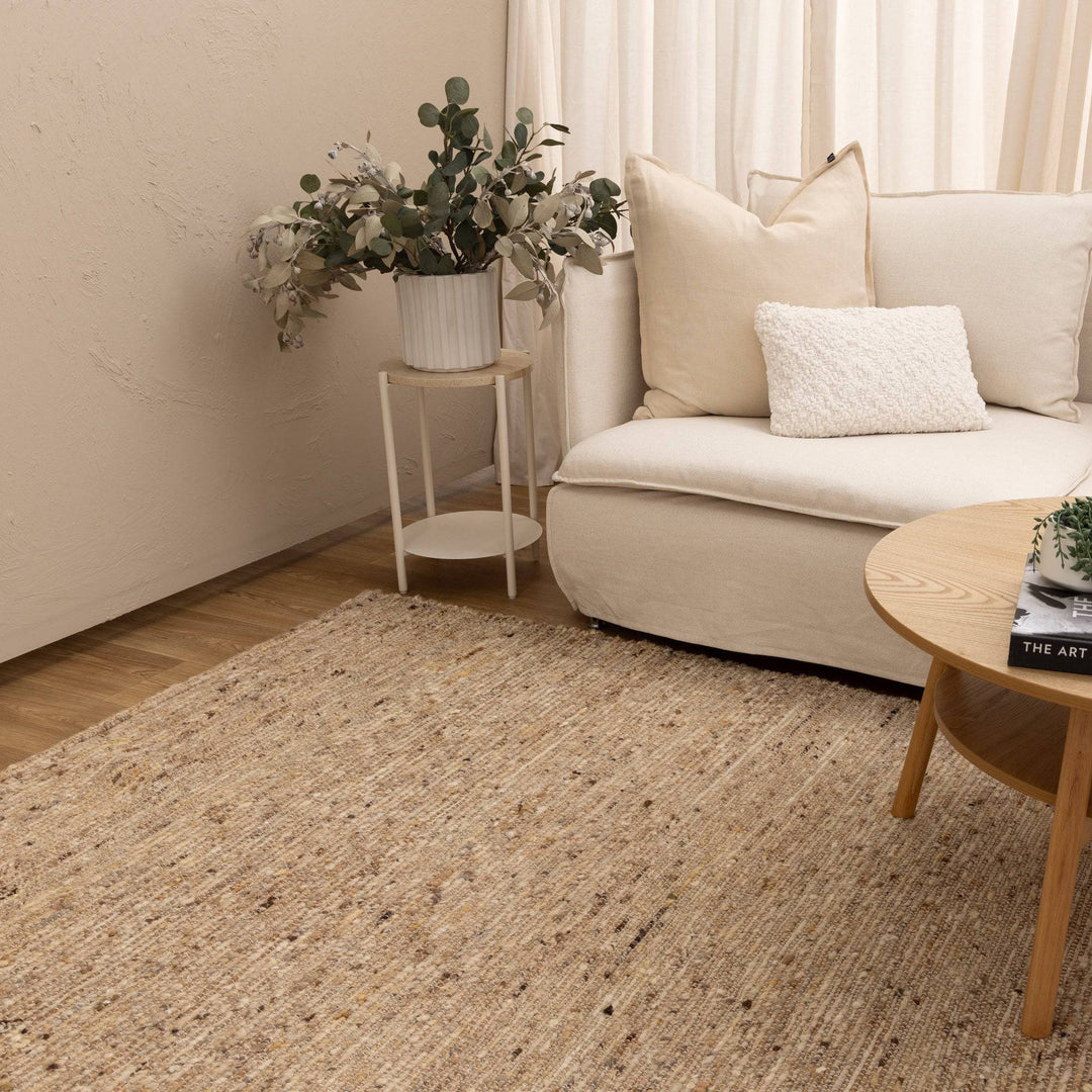 Mackay Camel Wool & Jute Rug - DLB Furniture