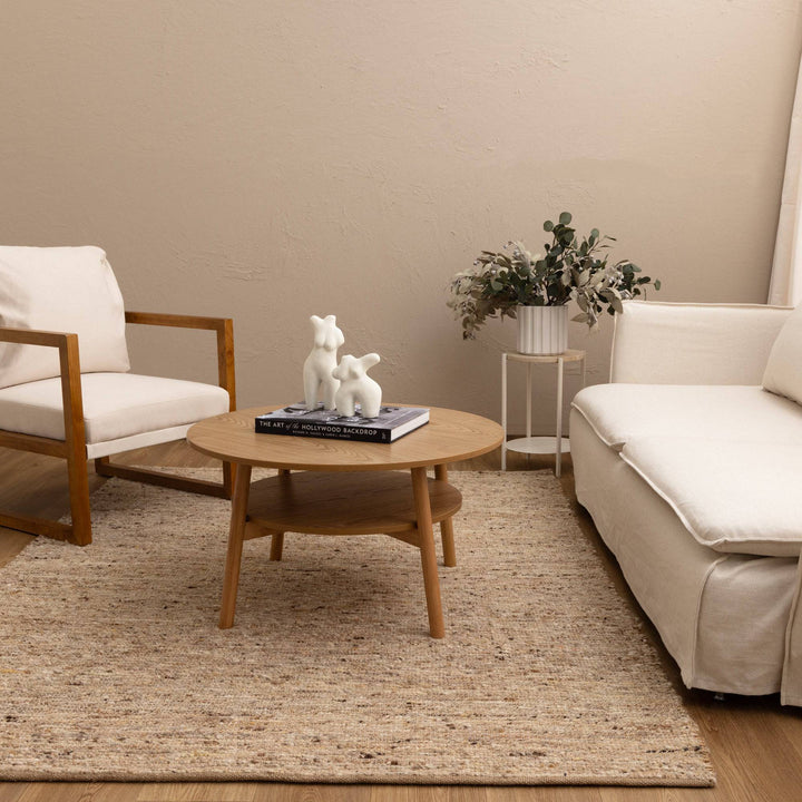 Mackay Camel Wool & Jute Rug - DLB Furniture