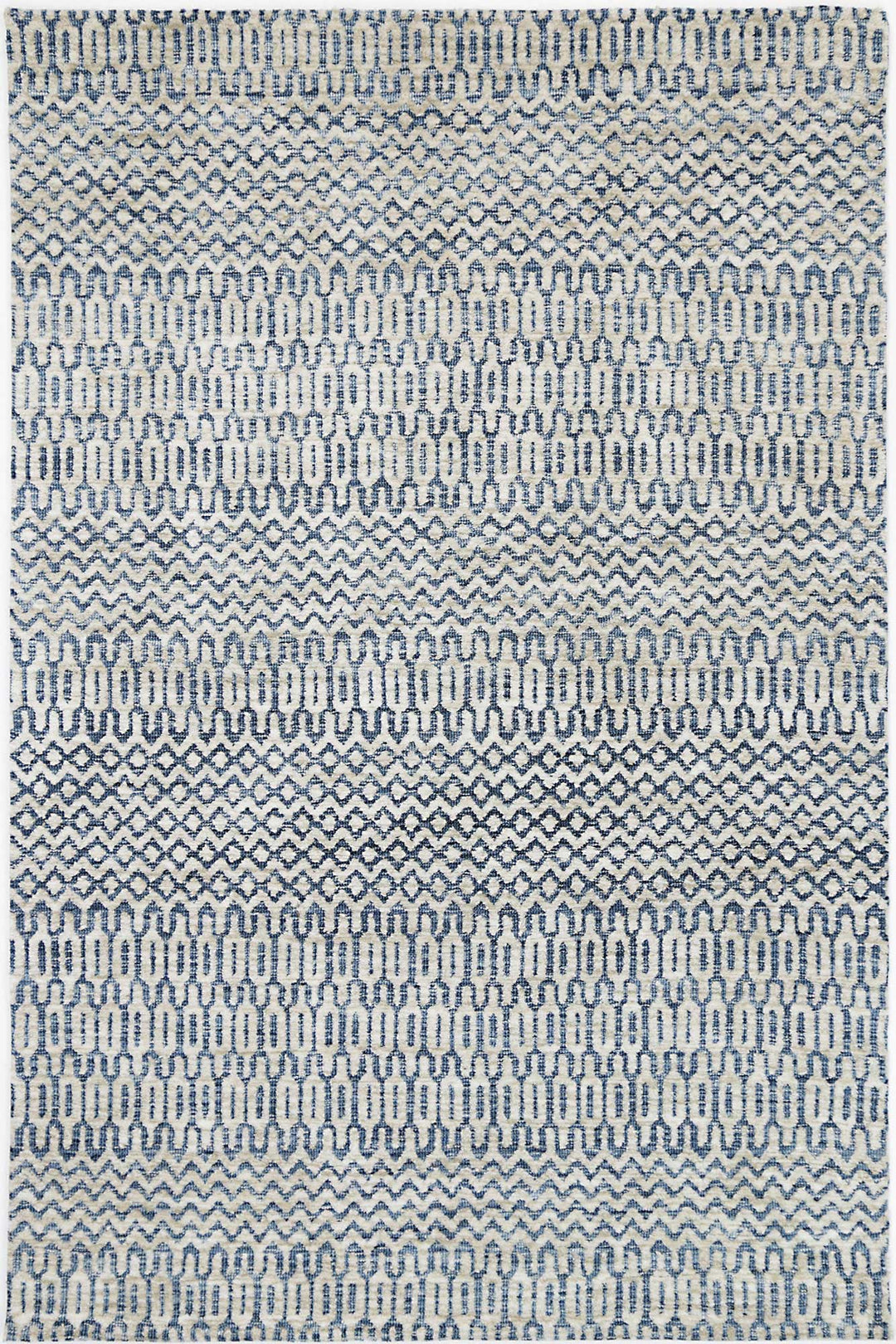 Amritsar Camphils Navy Tribal Rug - DLB Furniture