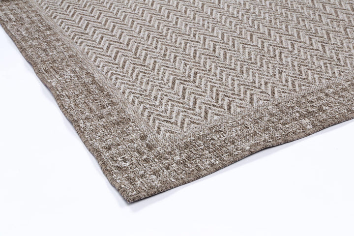 Capri Weiss Natural Boarder Rug - DLB Furniture