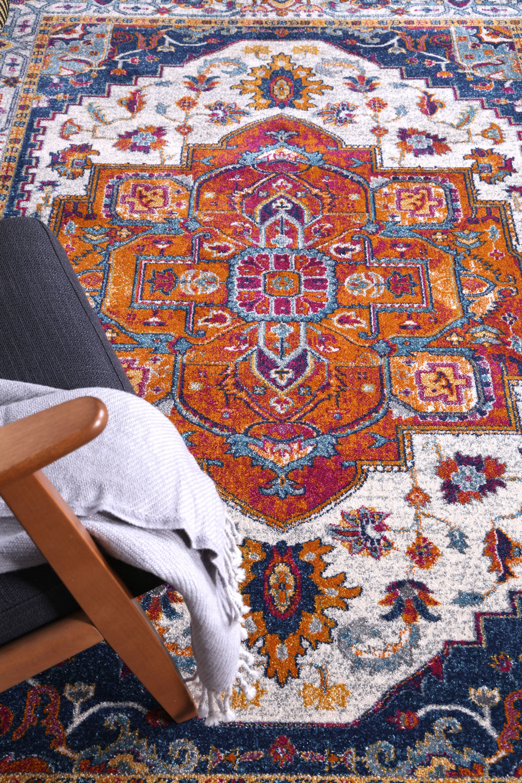 Delicate Vibrance Multi-Coloured Rug - DLB Furniture